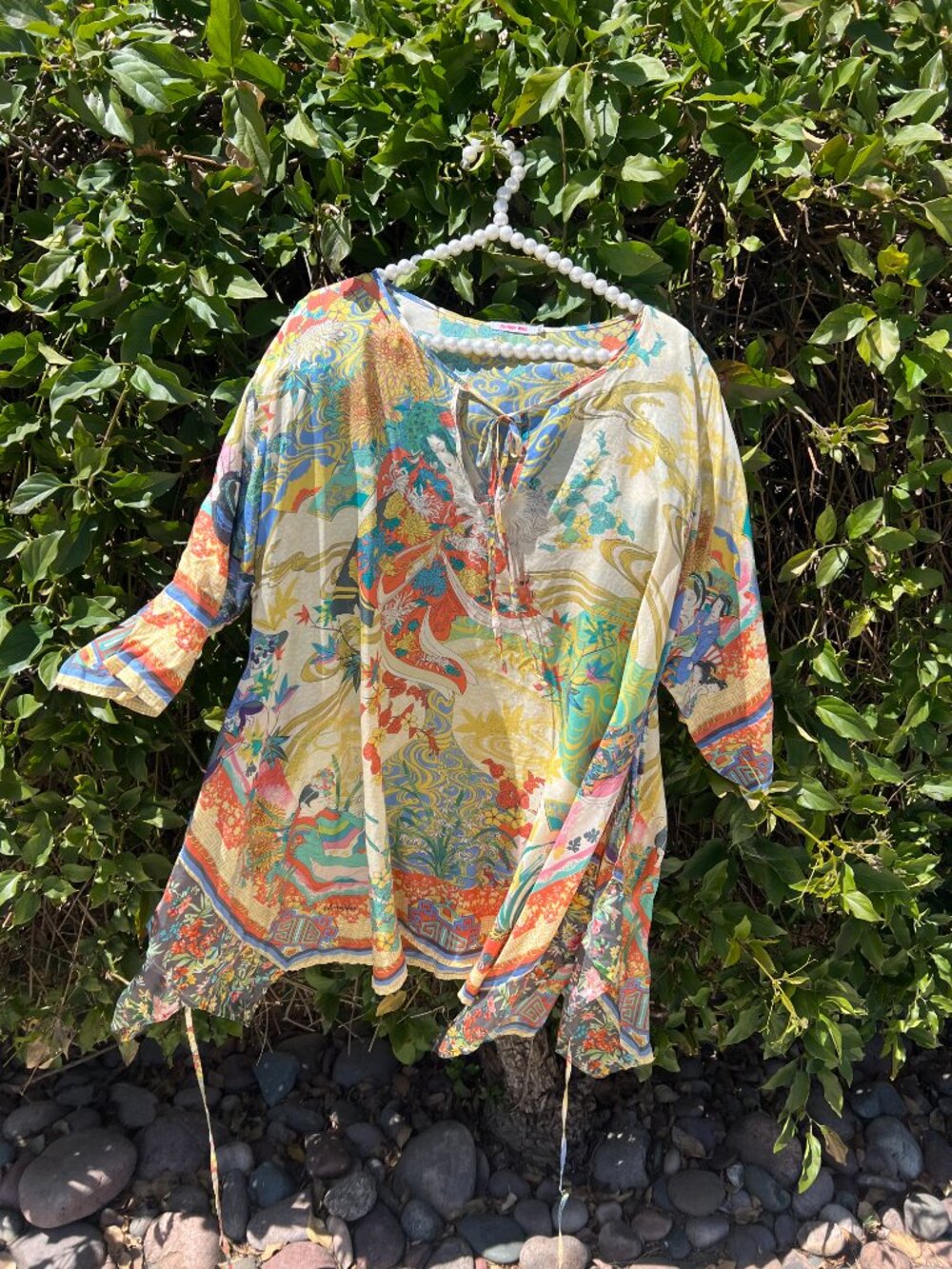 Johnny Was - Silk Tunic - Size 2XL - Picture 11 of 11
